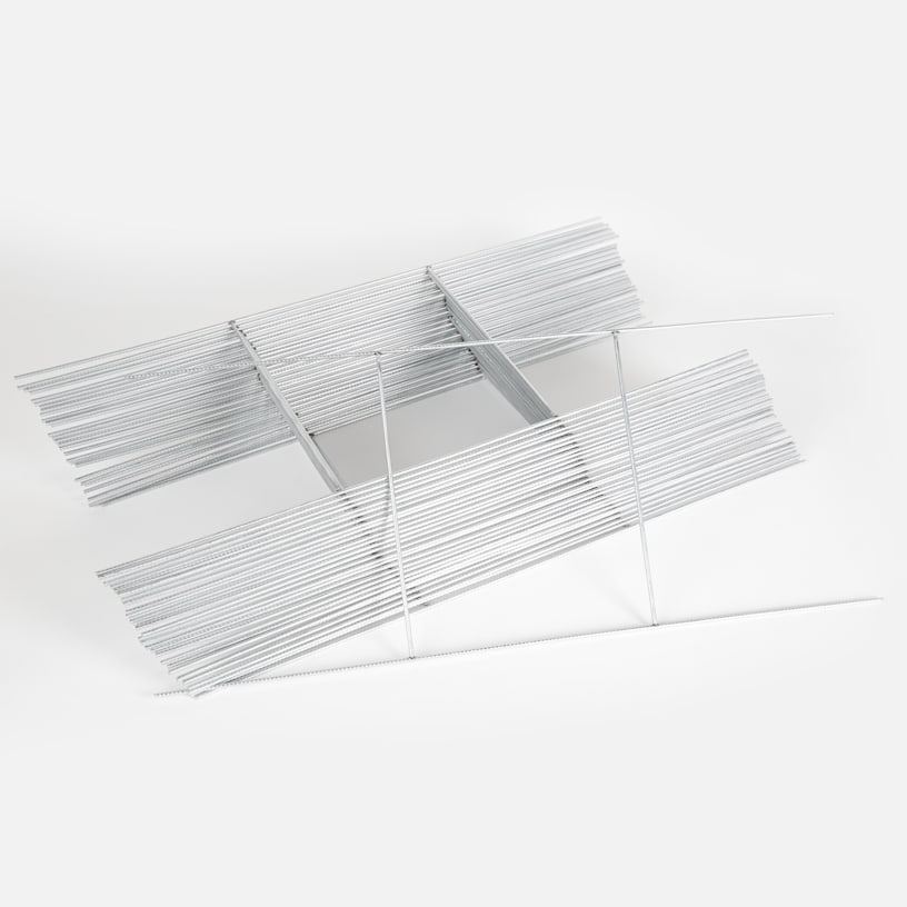 Lot De 2 Supports Pancarte En Acier Inoxydable - Tige Robuste Pour Manifestations Sport Événements - UKCOCO
