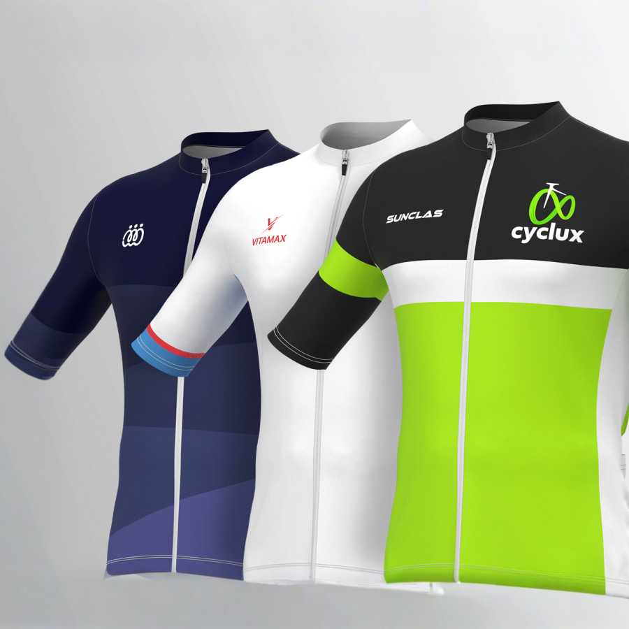 Maillot de cyclisme coloré à manches courtes « LOOK » vintage des années 90, taille S - France