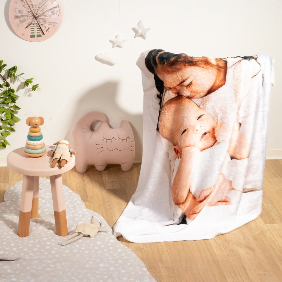 Plaid personnalisé photo, couverture personnalisée VistaPrint