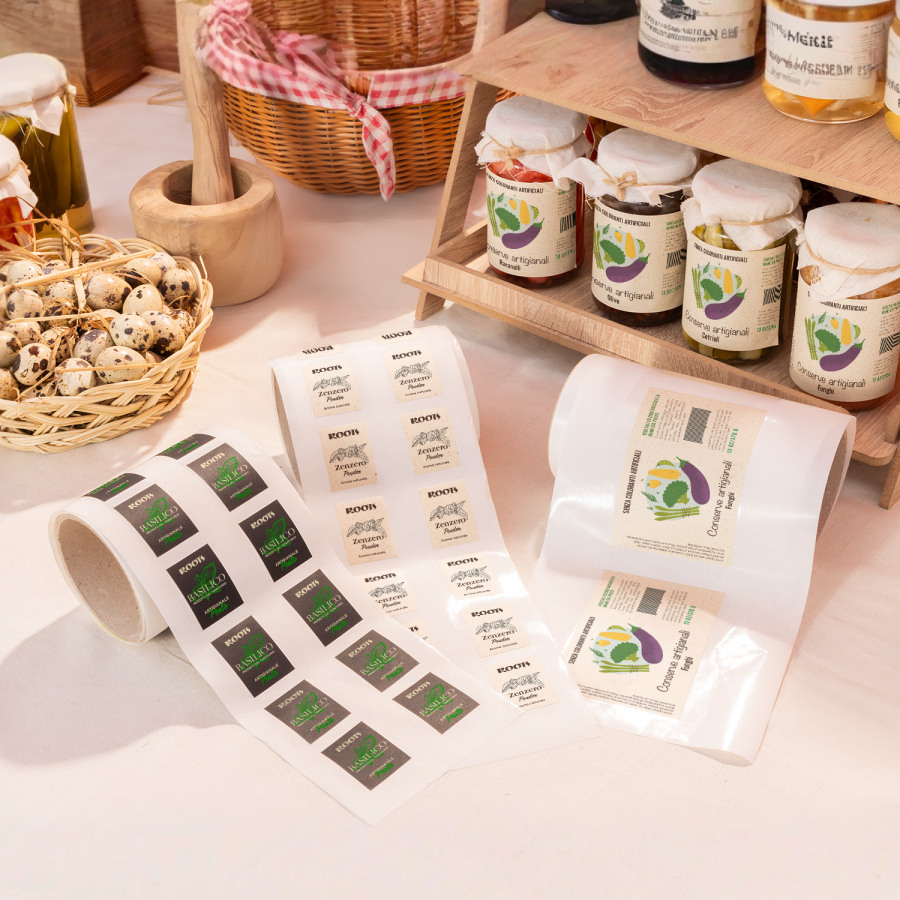 Milaosk 1000 Adesivi Rotondi,25mm Etichette Adesive Trasparenti Rotonde - Foto 9