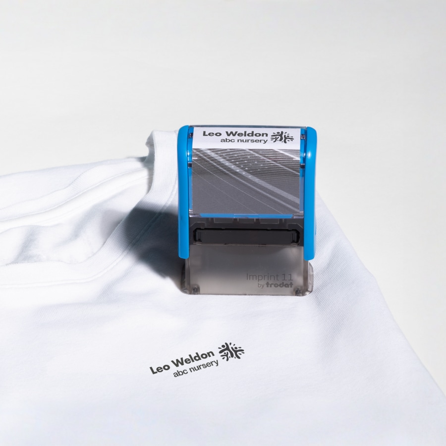 Gepersonaliseerde textielstempels VistaPrint