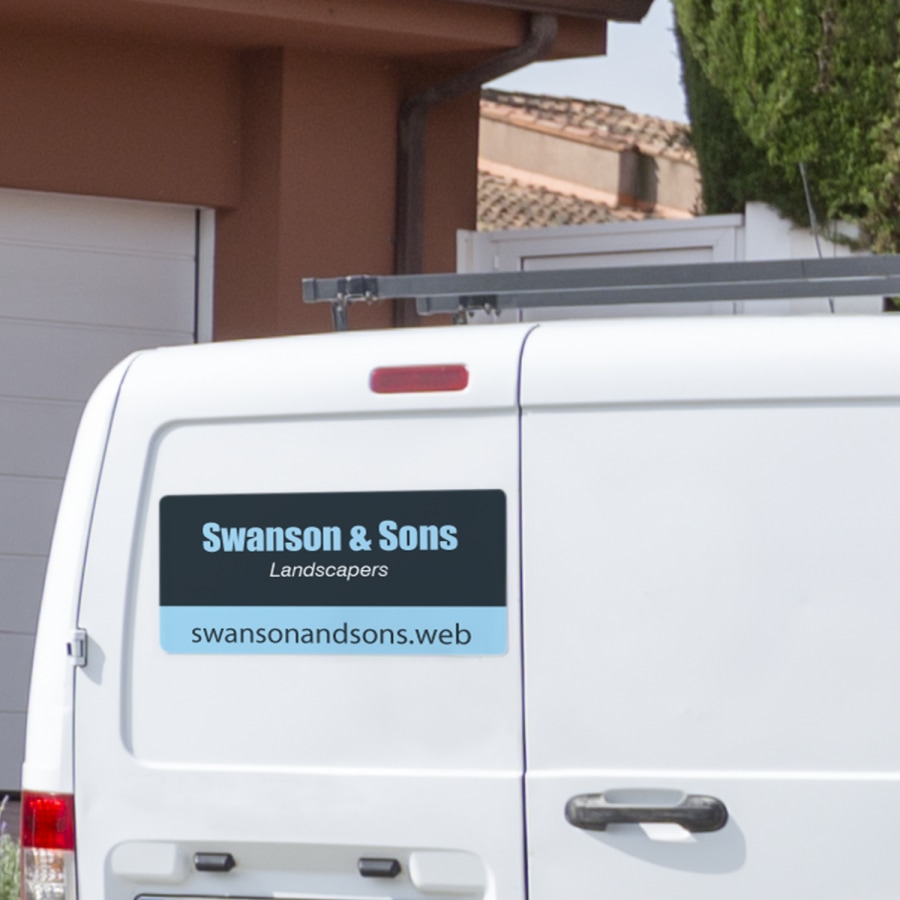 magnetic signs for vehicles