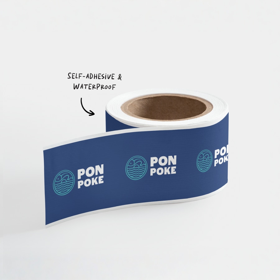 custom sticker tape