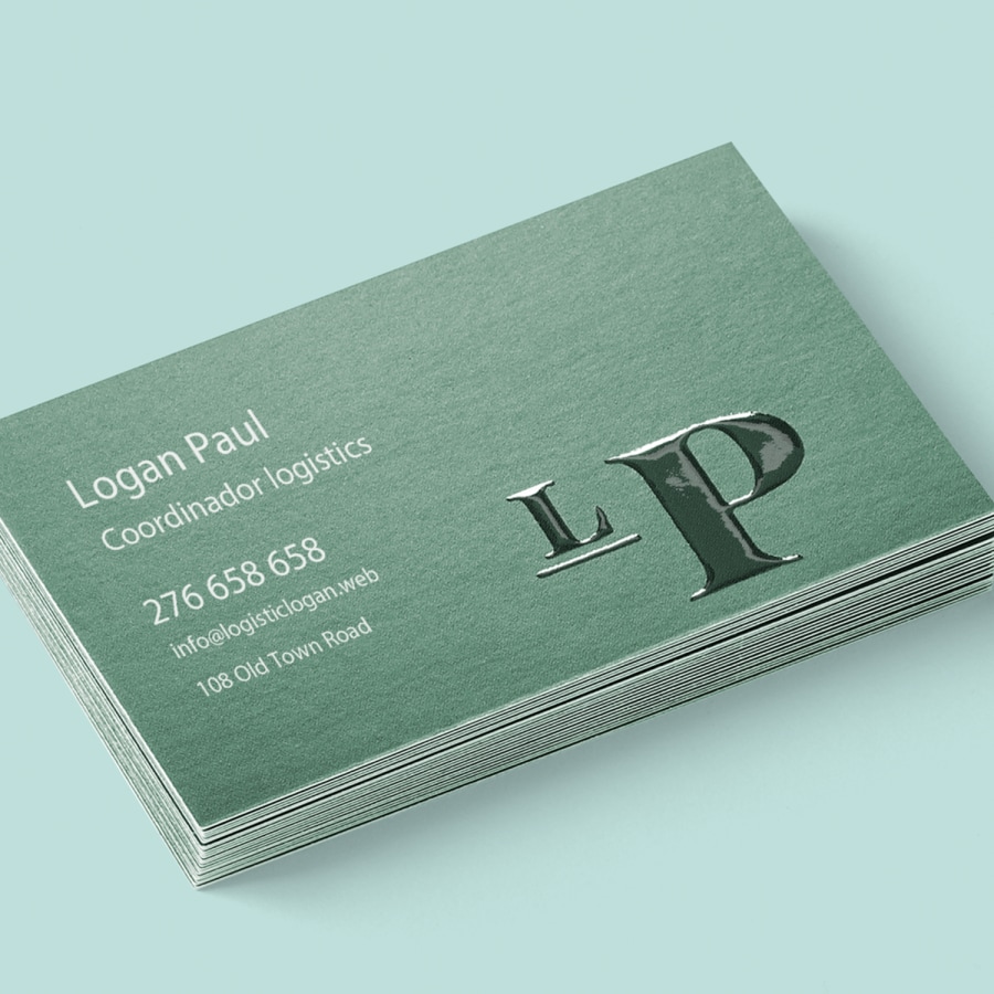 Spot uv business cards