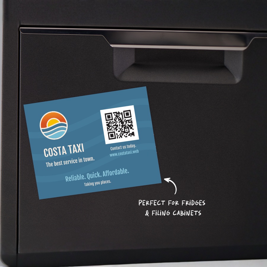 Postcard magnets