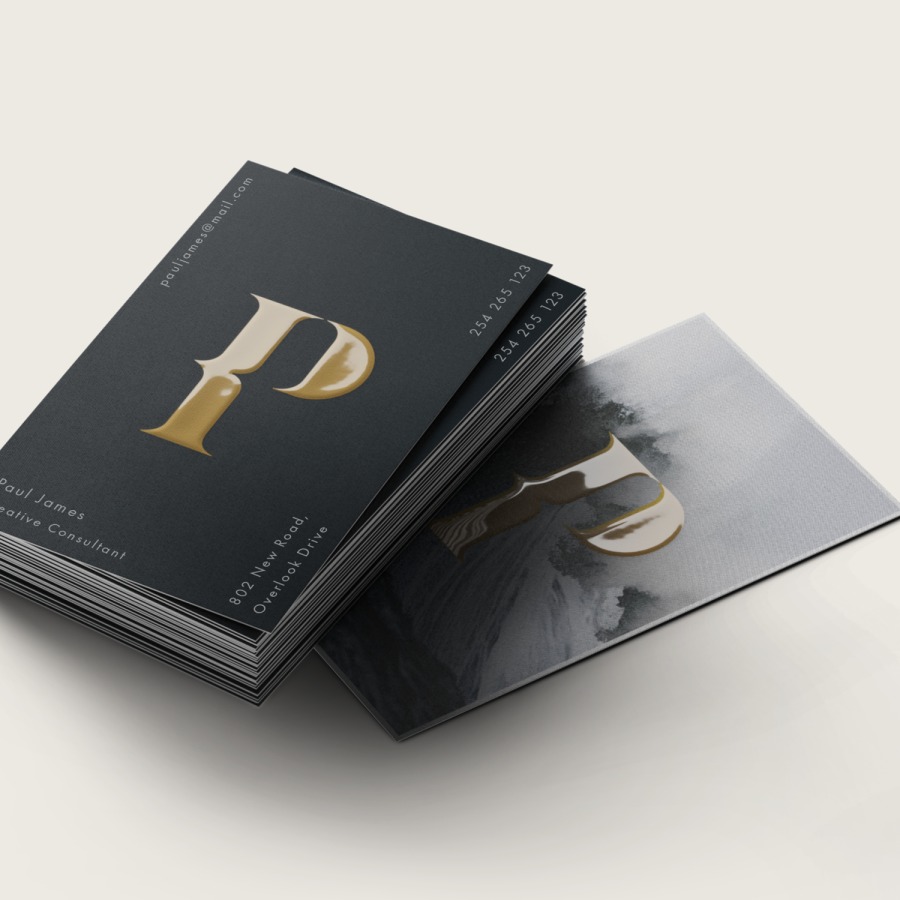 raised ink business cards