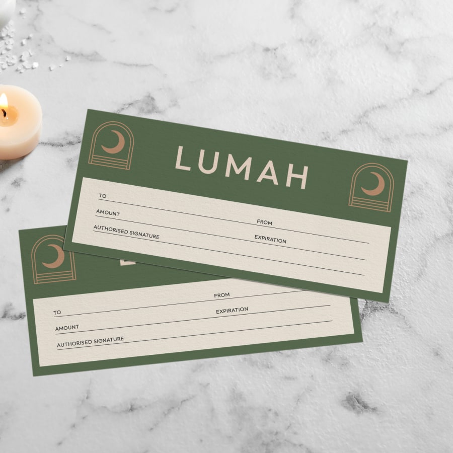 Gift certificate