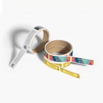 3 rolls of return address labels from different companies.