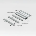 The 5 different retractable banner cassette types.
