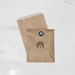 Treat bags from a real estate company.
