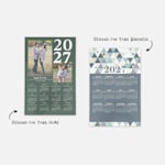poster calendar with family photos