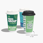 personalized disposable coffee cups