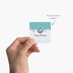custom square business cards
