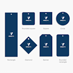 7 hang tags in all of the offered shapes.