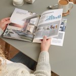 Broschüren mit Rückstichheftung
