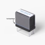 Personalisierter Stempel mit Firmennamen