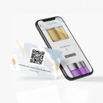 QR-Visitenkarte und Handy