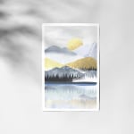 Fotoposter an der Wand