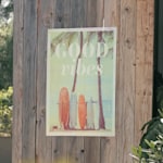 Sommerlich gestaltetes Fotoposter