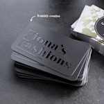 vistaprint raised business cards