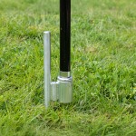 ground stake flag base