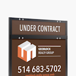 A close up of a top rider promoting an under contract home.
