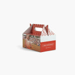 A brightly colored gable box sample.