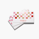 A Rounded Corner, Embossed Gloss business card promoting a contractor.