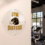 custom acrylic signs in green