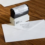 Variety of pre-inked stamps