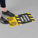 floor vinyl stickers for business