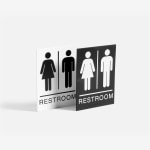 bathroom signs