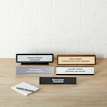 plaques nominatives de bureau