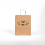 sac en papier kraft avec logo d’entreprise