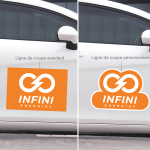 Plaques aimantées pour voiture personnalisées