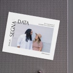 Una calamita Save the date con la foto di una coppia.