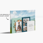 Foto's op canvas in verschillende formaten met diverse afbeeldingen en foto's en de opmerking dat je elk ontwerp dat je leuk vindt kunt uploaden.