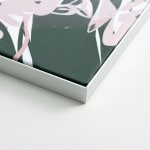 A close-up of where the fabric meets the frame, emphasising how seamlessly the fabric fits in.