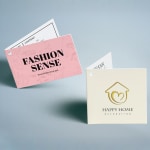 folded hang tags