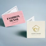 folded hang tags