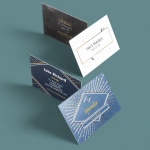 business cards foil
