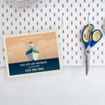 Custom magnetic postcards