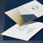 Custom metal business cards