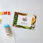 Postcard magnets