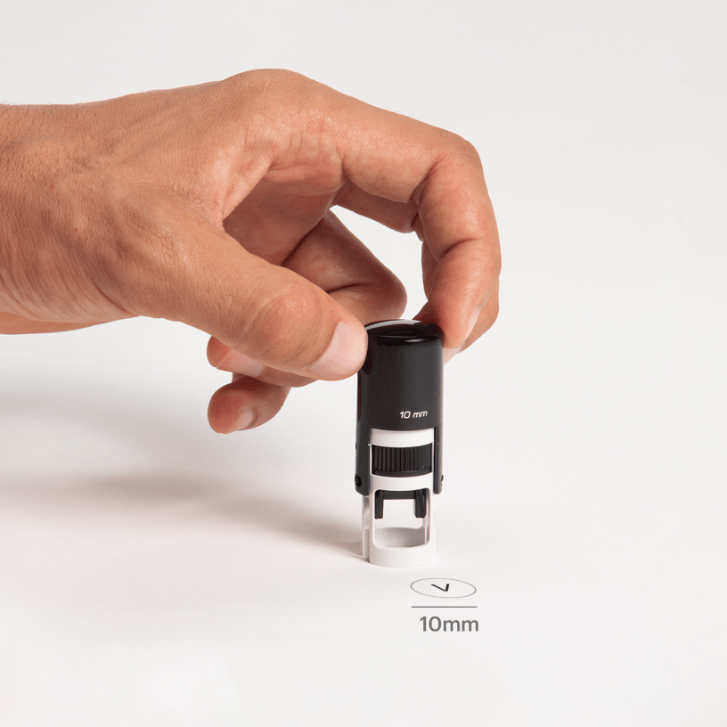 Timbro Rotondo Autoinchiostrante 43mm Personalizzato - Per Architetti E Geometri - Foto 9