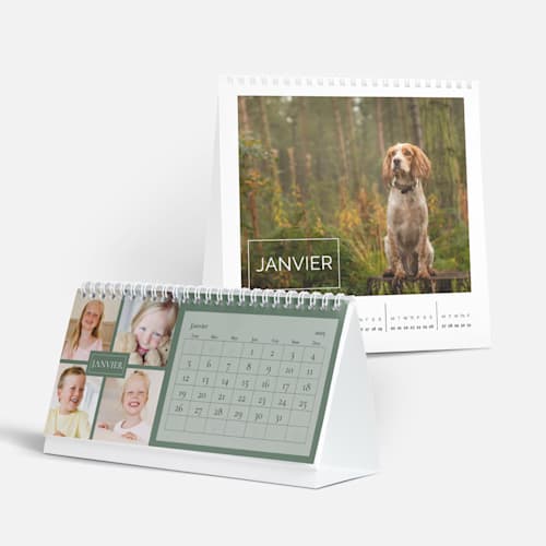 Calendriers de bureau personnalisés